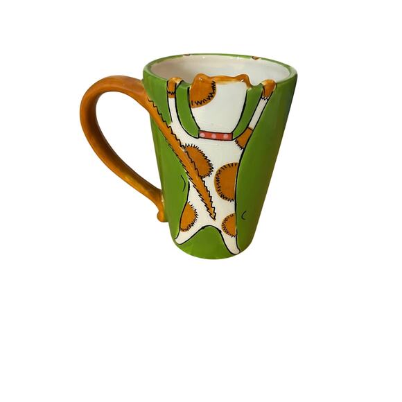 Vintage peeking cat mug cup coffee tea funny - Picture 2 of 4